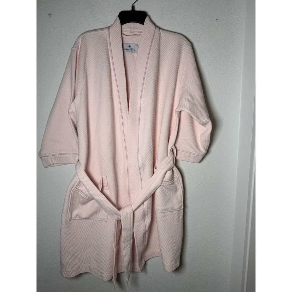 Fishers Finery Women's Modal Kimono Resort Spa Robe‎ with Quilted Design Size S